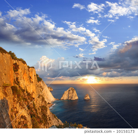 Greek coast in Zakynthos island, Ionian islands 10158173