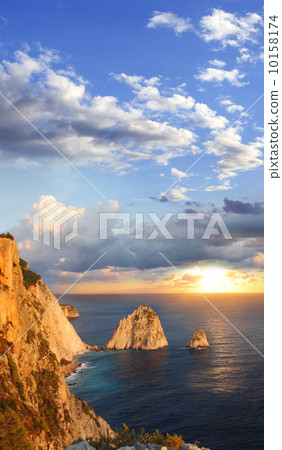Greek coast in Zakynthos island, Ionian islands 10158174