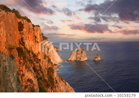Greek coast in Zakynthos island, Ionian islands 10158179