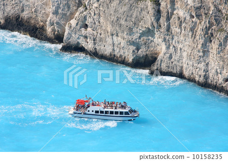 Amazing beach Navagio in Zakynthos, Greece 10158235