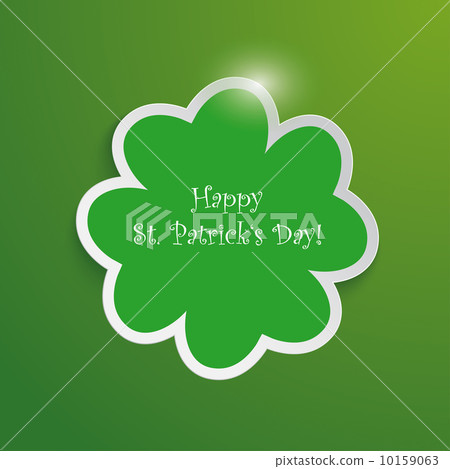 Green Shamrock Good St Patricks Day Background 10159063