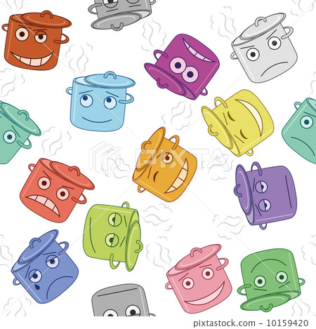 Pan smilies, seamless Pan smilies, seamless 10159420