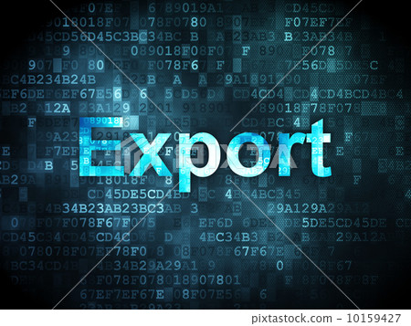 Finance concept: Export on digital background Finance concept: Export on digital background 10159427