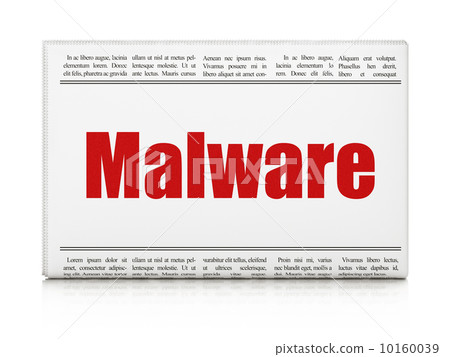 Protection concept: newspaper headline Malware Protection concept: newspaper headline Malware 10160039