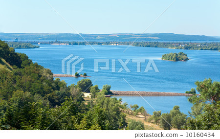 Summer Dnieper river (Ukraine). 10160434