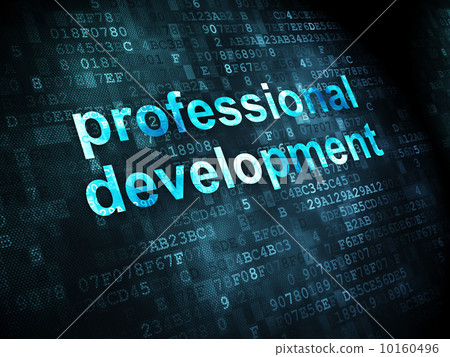 Education concept: Professional Development on digital Education concept: Professional Development on digital 10160496