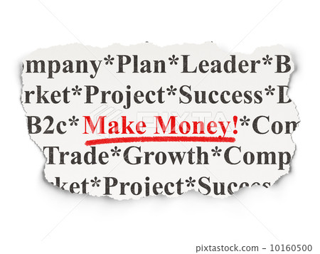 Finance concept: Make Money! on Paper background 10160500
