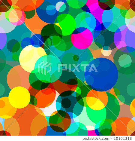 Seamless texture - color iridescent circles 10161318