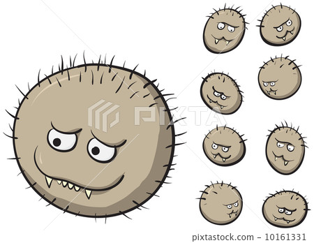Big germ and his children - vector Big germ and his children - vector 10161331