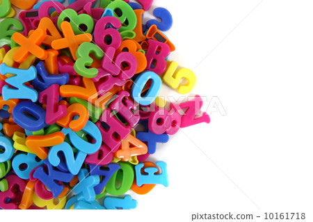 color plastic letters 10161718