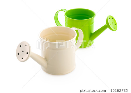 White and green watering cans 10162785