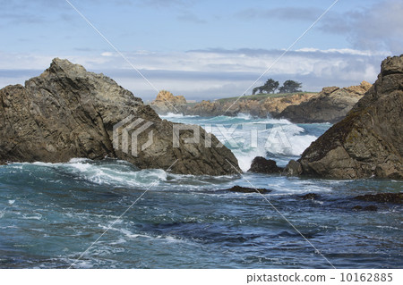 Seascape northern California surf rocks 10162885