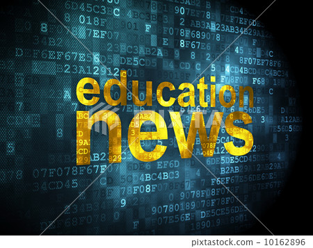News concept: Education News on digital background 10162896