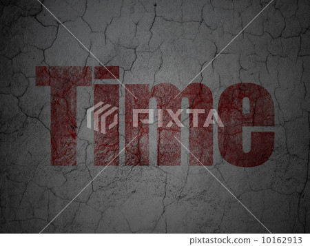 Time concept: Time on grunge wall background Time concept: Time on grunge wall background 10162913