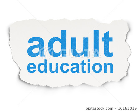 Education concept: Adult Education on Paper background 10163019