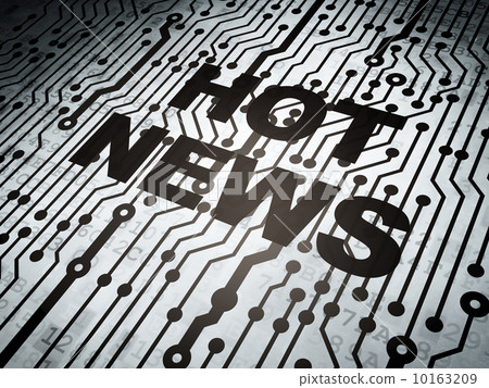 News concept: circuit board with Hot News News concept: circuit board with Hot News 10163209
