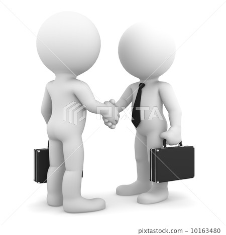Business colleagues shaking hands Business colleagues shaking hands 10163480