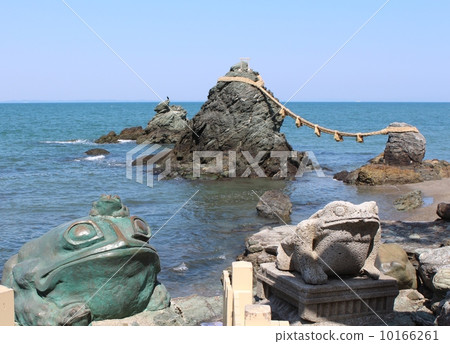 Married rock and frog 10166261