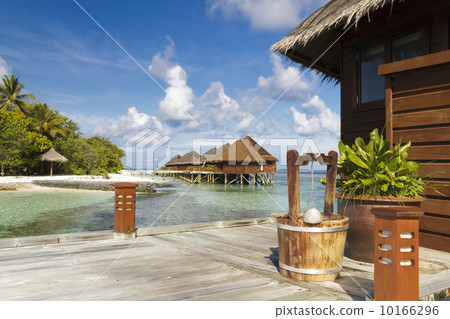 馬爾代夫度假島的風景 10166296