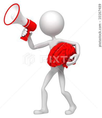 Man with megaphone 10167489