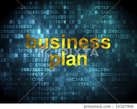 Finance concept: Business Plan on digital background 10167906