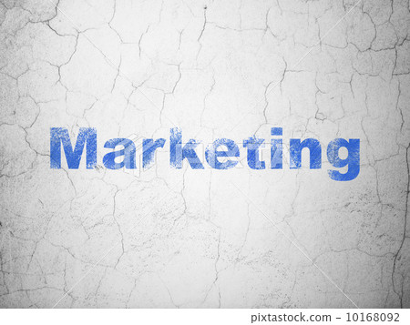 Marketing on wall background 10168092