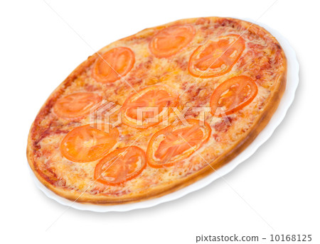 pizza with tomatoes 10168125