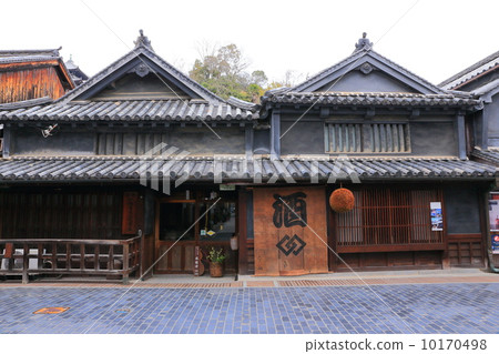 Townscape of Kochi Takehara Take crane house 10170498