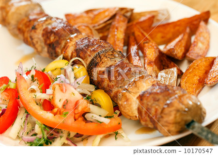 kebab on skewers 10170547