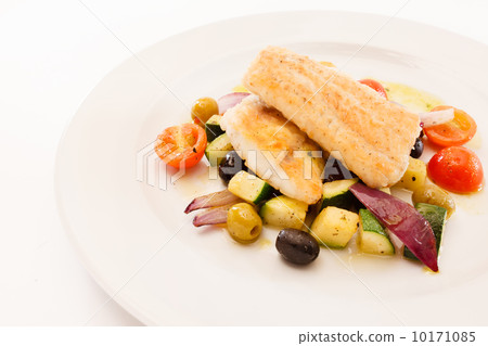 fish with vegetables fish with vegetables 10171085