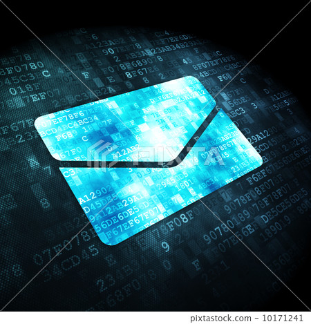 Business concept: Email on digital background 10171241