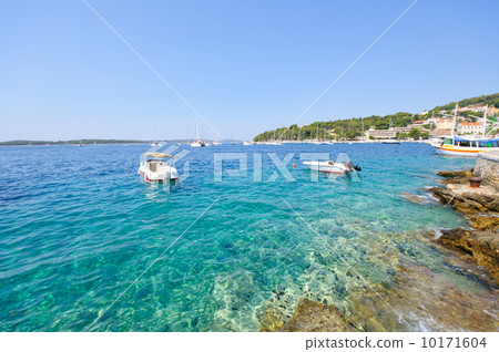 Harbor of Croatia Hvar and the Adriatic Sea 10171604