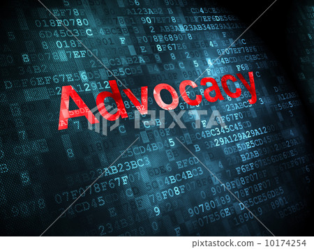Law concept: Advocacy on digital background Law concept: Advocacy on digital background 10174254