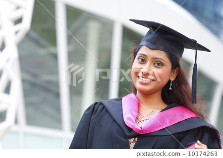 Indian female graduate student 10174263