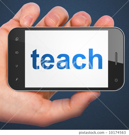 Education concept: Teach on smartphone 10174563