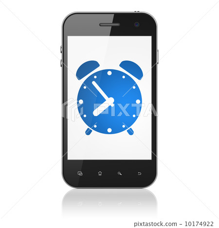 Time concept: Alarm Clock on smartphone 10174922