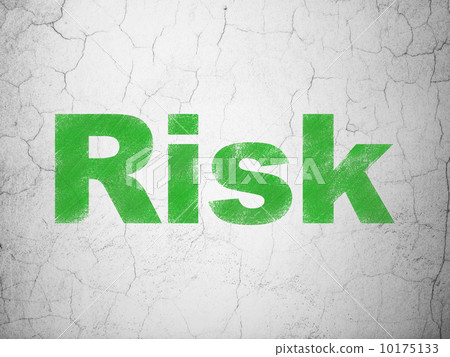Finance concept: Risk on wall background Finance concept: Risk on wall background 10175133