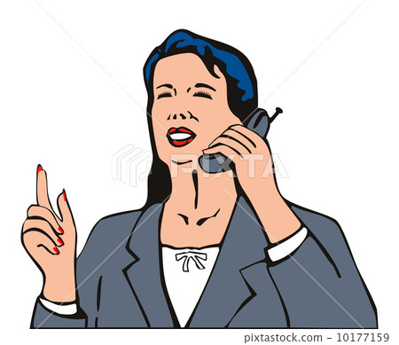 Businesswoman with Phone 10177159