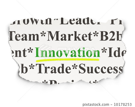 Finance concept: Innovation on Paper background Finance concept: Innovation on Paper background 10178253