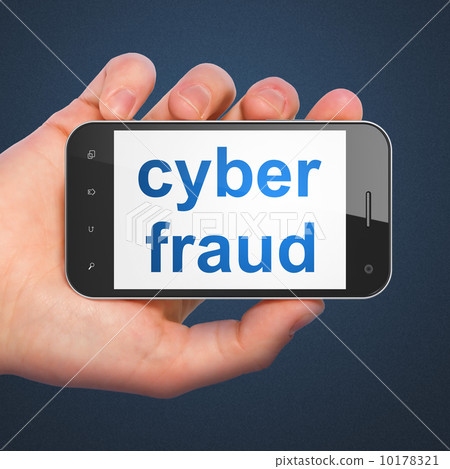 Privacy concept: Cyber Fraud on smartphone 10178321
