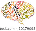 Greeting in word cloud 10179098