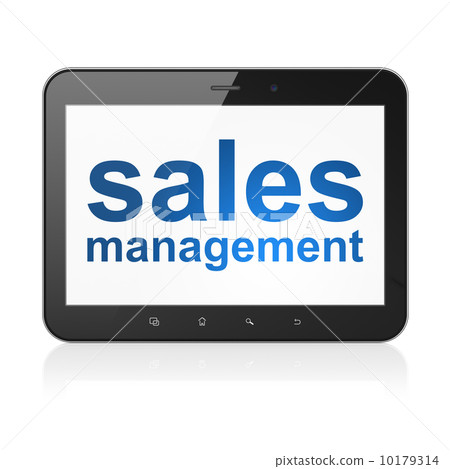Marketing concept: Sales Management on tablet pc computer 10179314