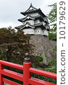 從下田橋的弘前城堡寺 10179629