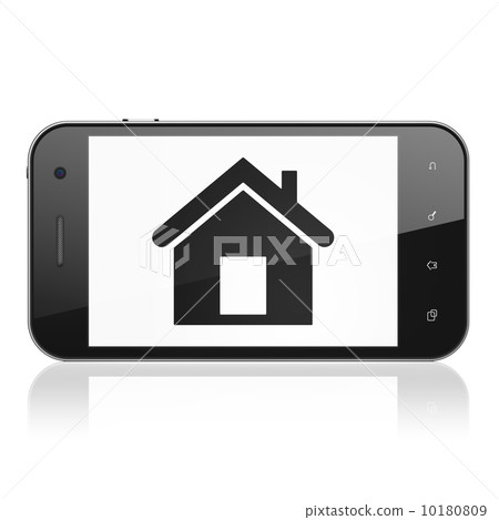 Protection concept: Home on smartphone 10180809