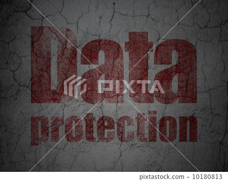 Security concept: Data Protection on grunge wall background Security concept: Data Protection on grunge wall background 10180813