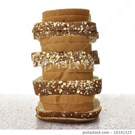 White And Dark Bread Slices 10181325