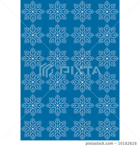 Blue snowflakes on a blue background. Blue snowflakes on a blue background. 10182628