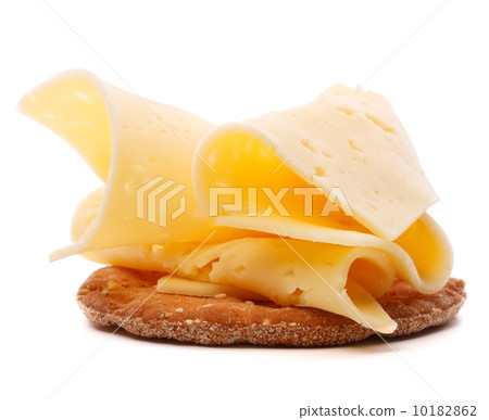 Cheese sandwich isolated on white background cutout Cheese sandwich isolated on white background cutout 10182862