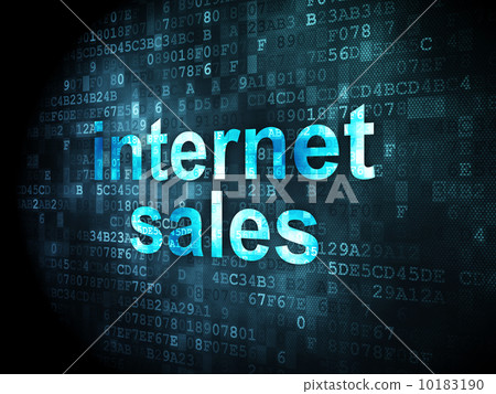 Marketing concept: Internet Sales on digital background Marketing concept: Internet Sales on digital background 10183190