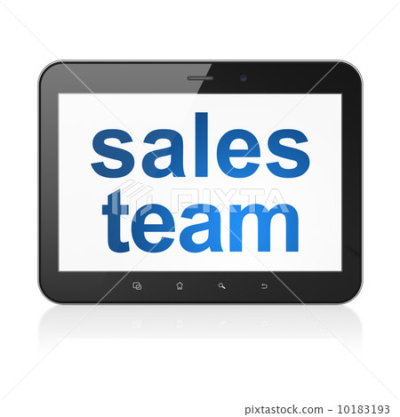 Marketing concept: Sales Team on tablet pc computer Marketing concept: Sales Team on tablet pc computer 10183193